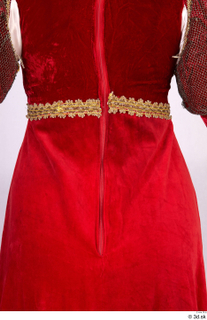  Photos Woman in Historical Dress 78 17th century historical clothing lace red decorated dress 0004.jpg